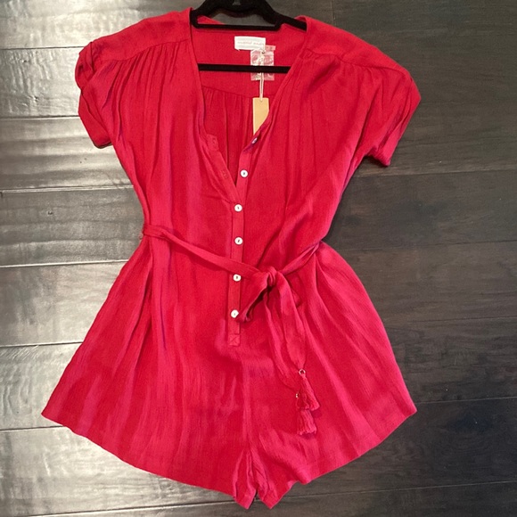 Mustard Seed Other - Cute red romper!!!!